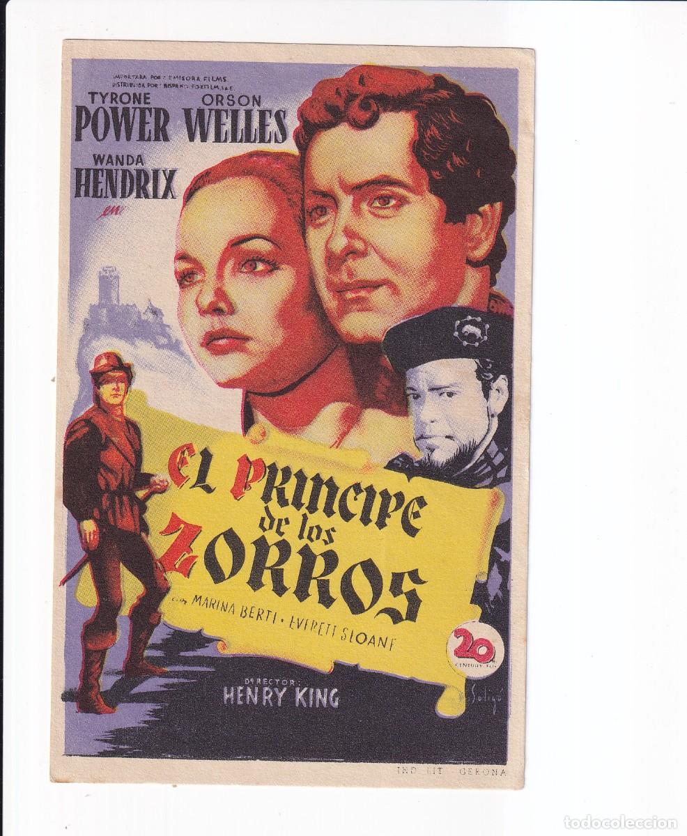 Cine: EL PRINCIPE DE LOS ZORROS : TYRONE POWER