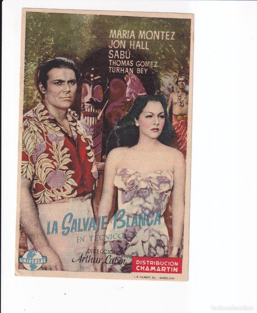 Cine: LA SALVAJE BLANCA : MARIA MONTEZ