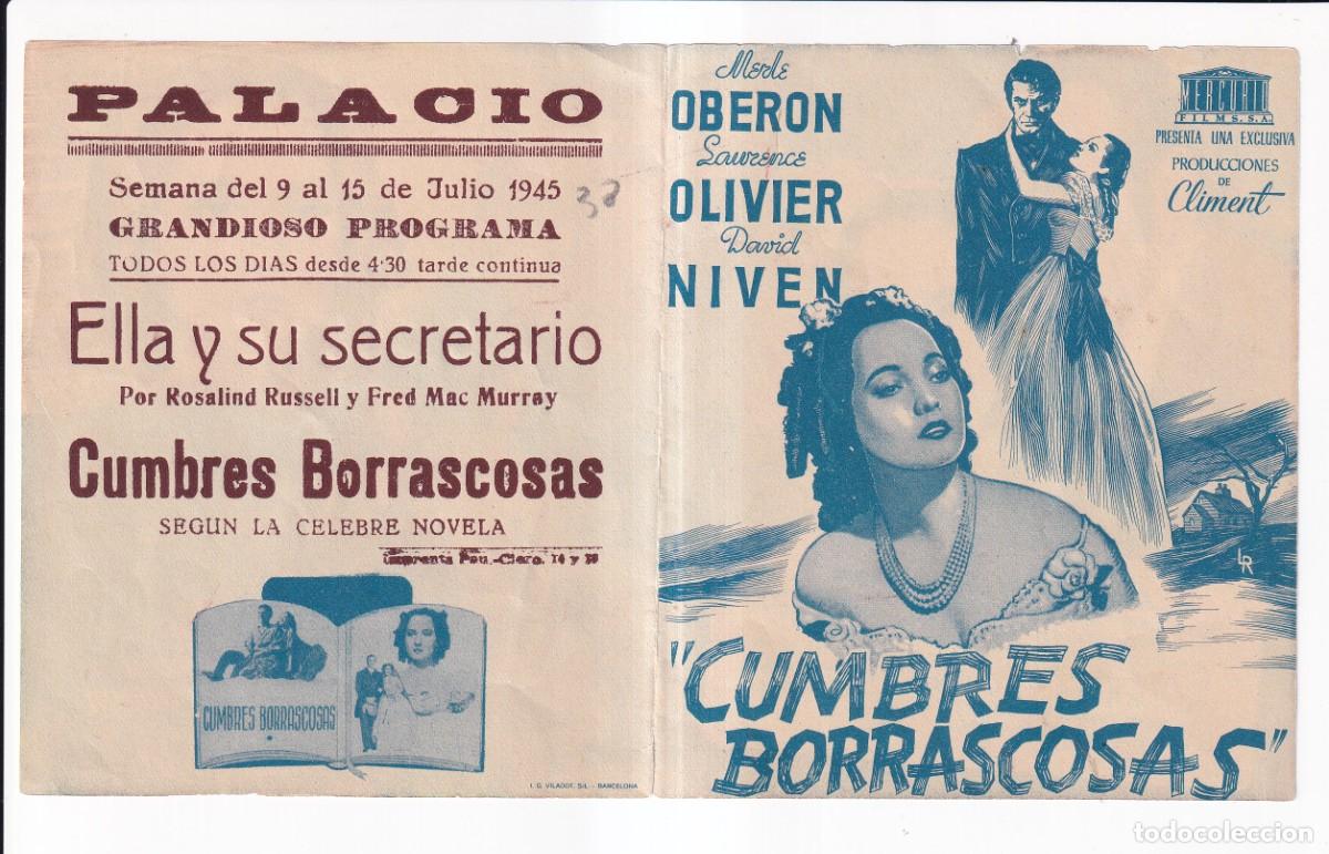 Cine: CUMBRES BORRASCOSAS : MERCHE OBERON