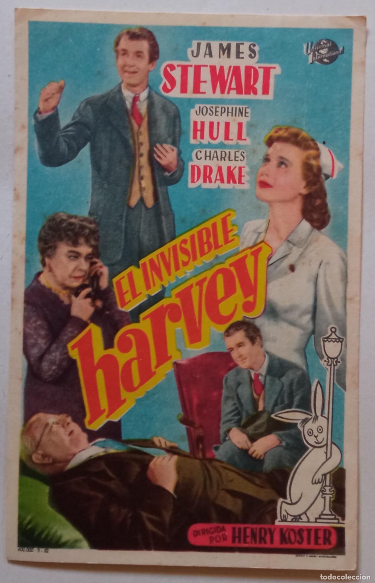 Cine: PROGRAMA DE CINE. JAMES STEWART. EL INVISIBLE HARVEY