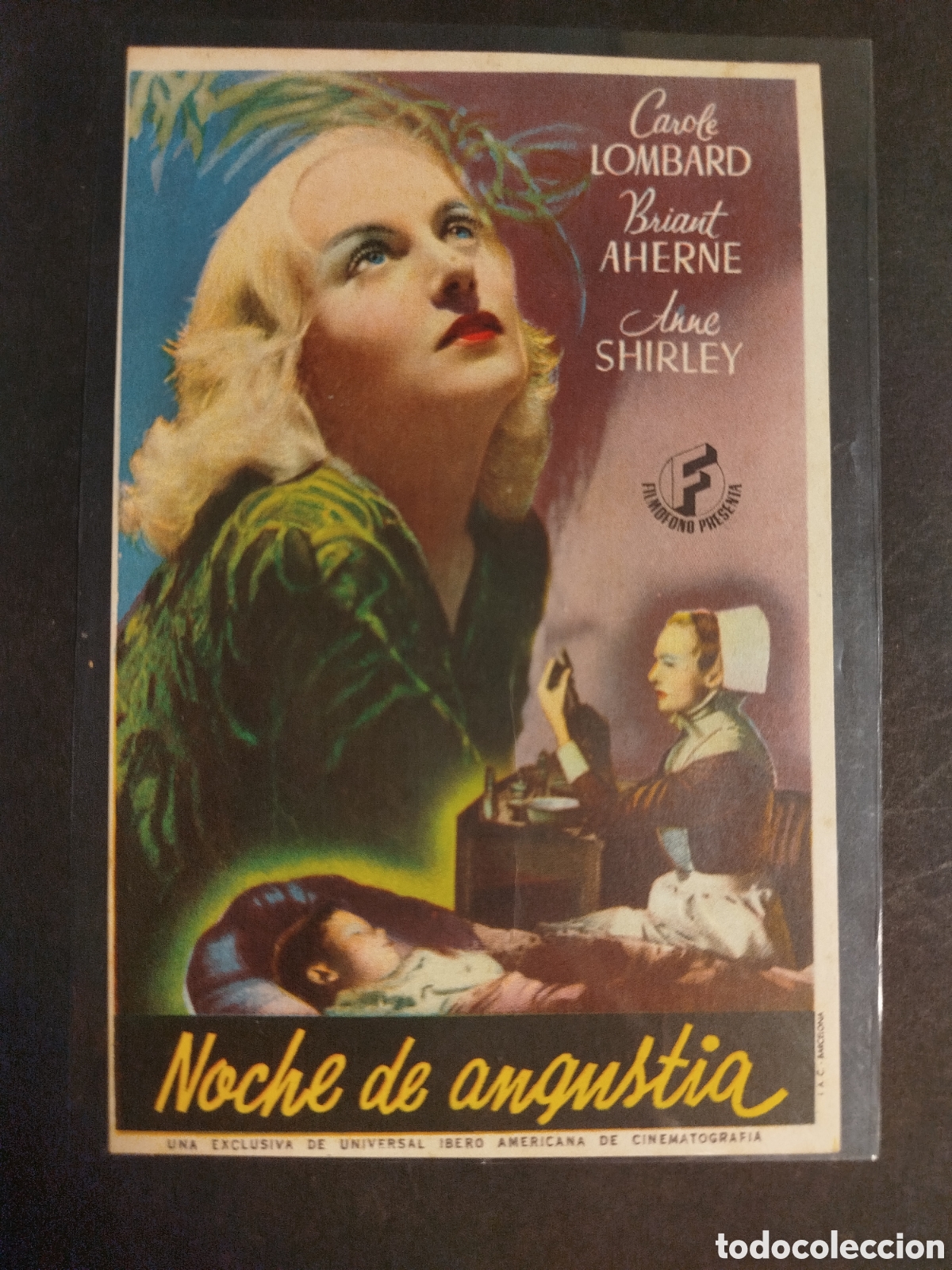 Cine: NOCHE DE ANGUSTIA C/PUBLICIDAD