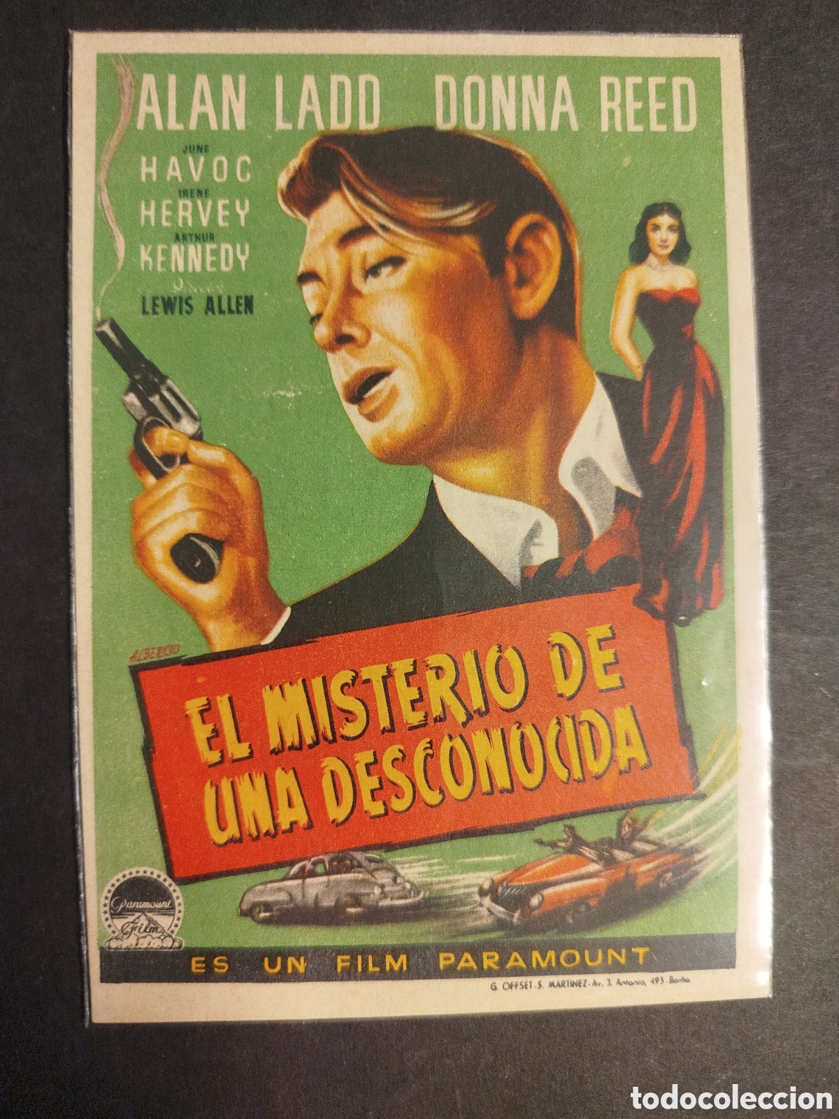 Cine: EL MISTERIO DE UNA DESCONOCIDA C/PUBLICIDAD
