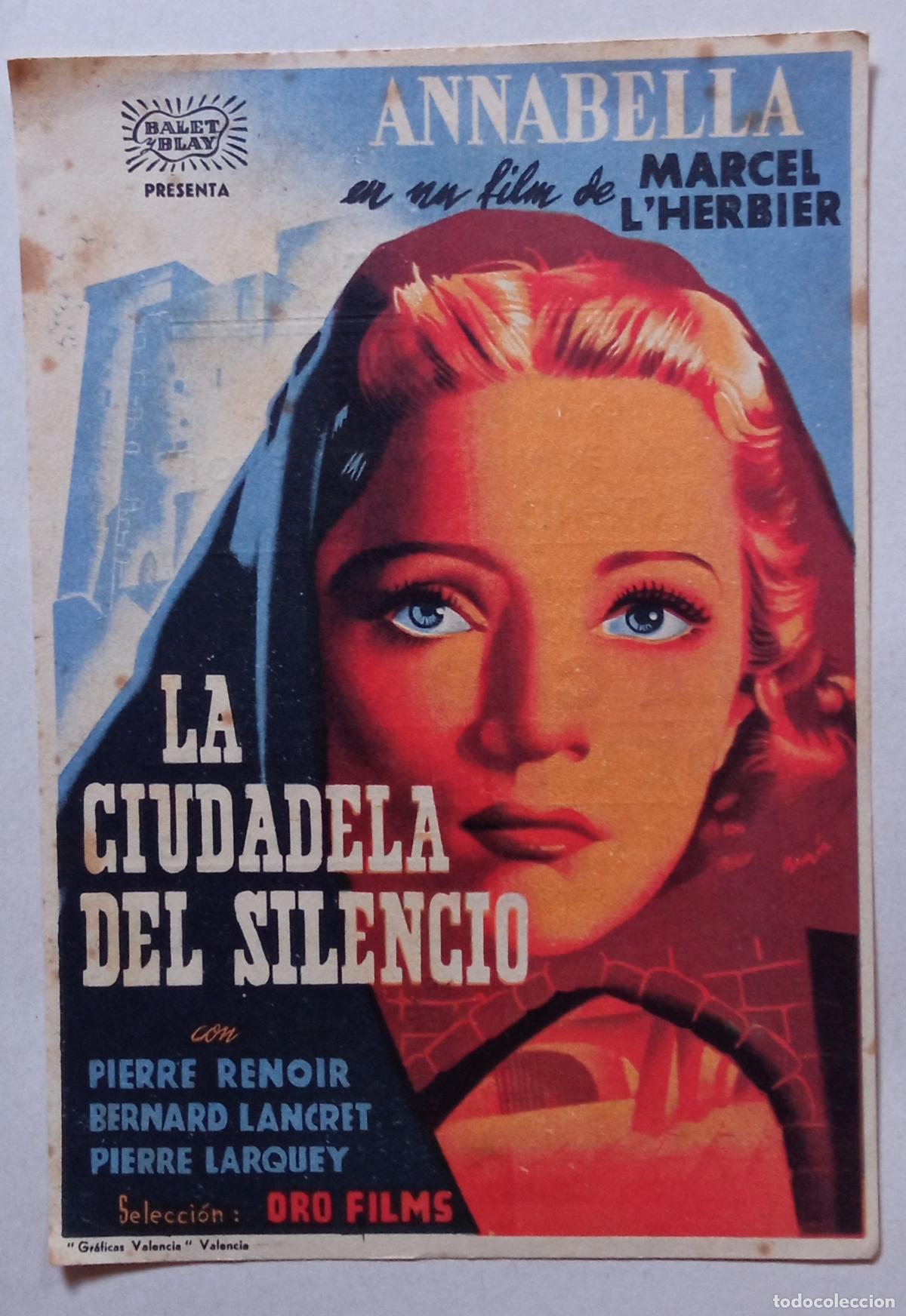 Cine: PROGRAMA DE CINE. ANNABELLA. LA CIUDADELA DEL SILENCIO. PORTADA DE RAM&Oacute;N. CINE CUY&Aacute;S. LAS PALMAS