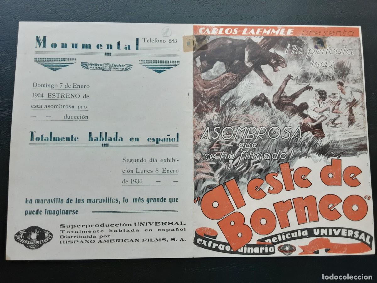Cine: AL ESTE DE BORNEO, ROSE HOBART, CHARLES BICKFORD, LUPITA TOVAR.