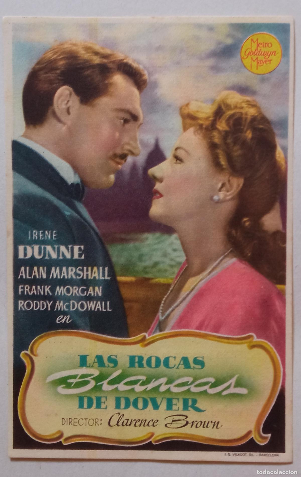 Cine: PROGRAMA DE CINE. IRENE DUNNE. LAS ROCAS BLANCAS DE DOVER. CINE SANTA BRIGIDA. GRAN CANARIA