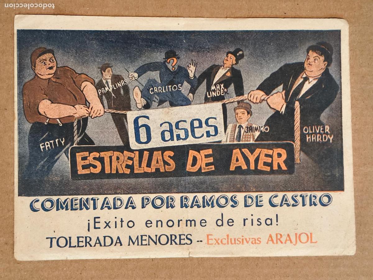 Cine: ESTRELLAS DE AYER EXCLUSIVAS ARAJOL PROGRAMA DE CINE