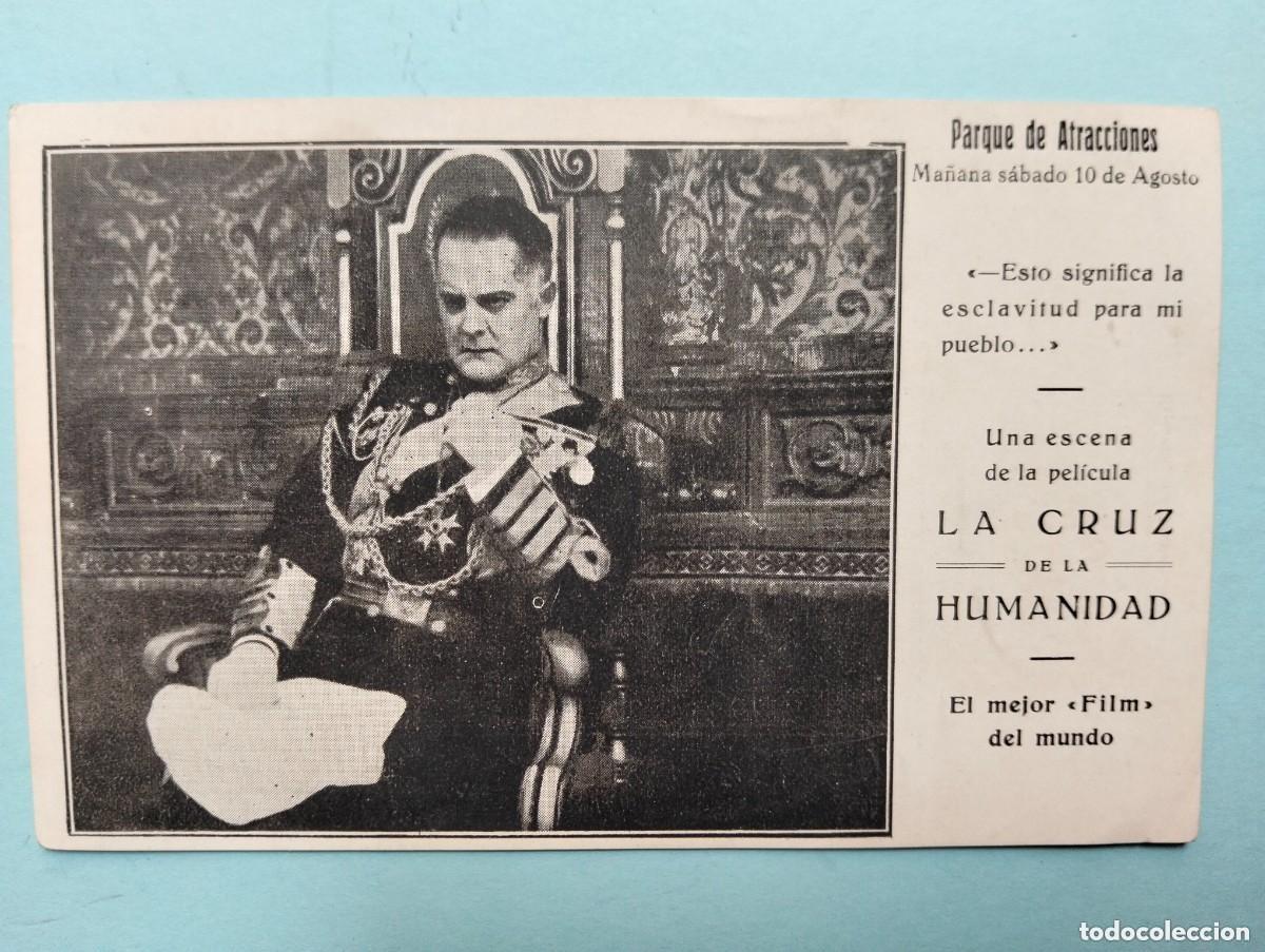 Cine: programa cine pelicula 1915 LA CRUZ DE LA HUMANIDAD cine parque de atracciones