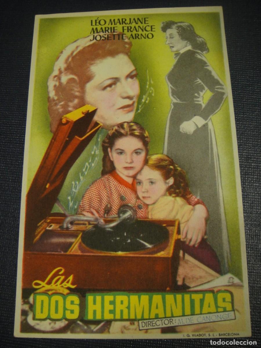 Cine: las dos hermanitas - folleto de mano , sin publicidad