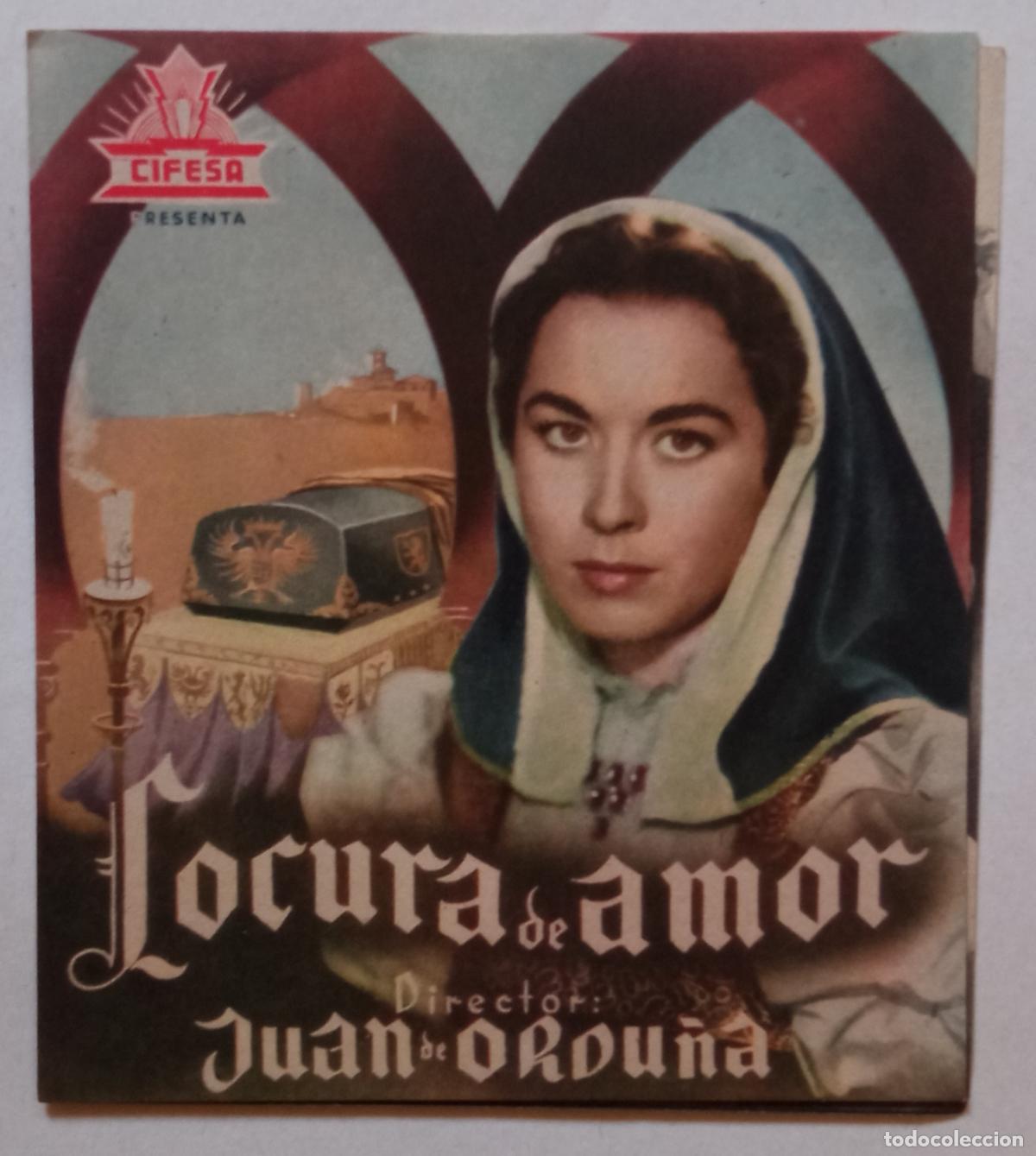 Cine: PROGRAMA DOBLE. AURORA BAUTISTA. FERNANDO REY. LOCURA DE AMOR