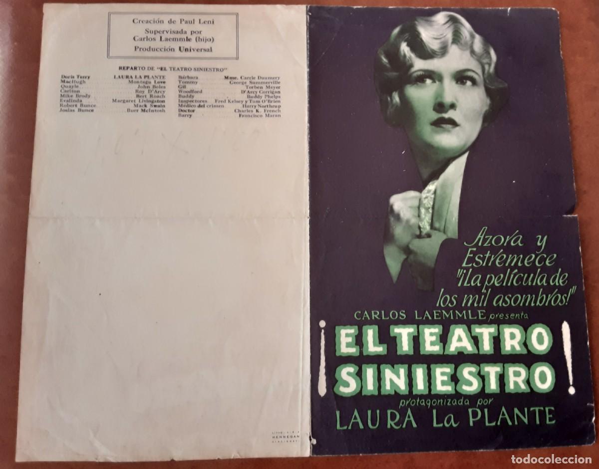 Cinema: El teatro siniestro. Laura la Plante.