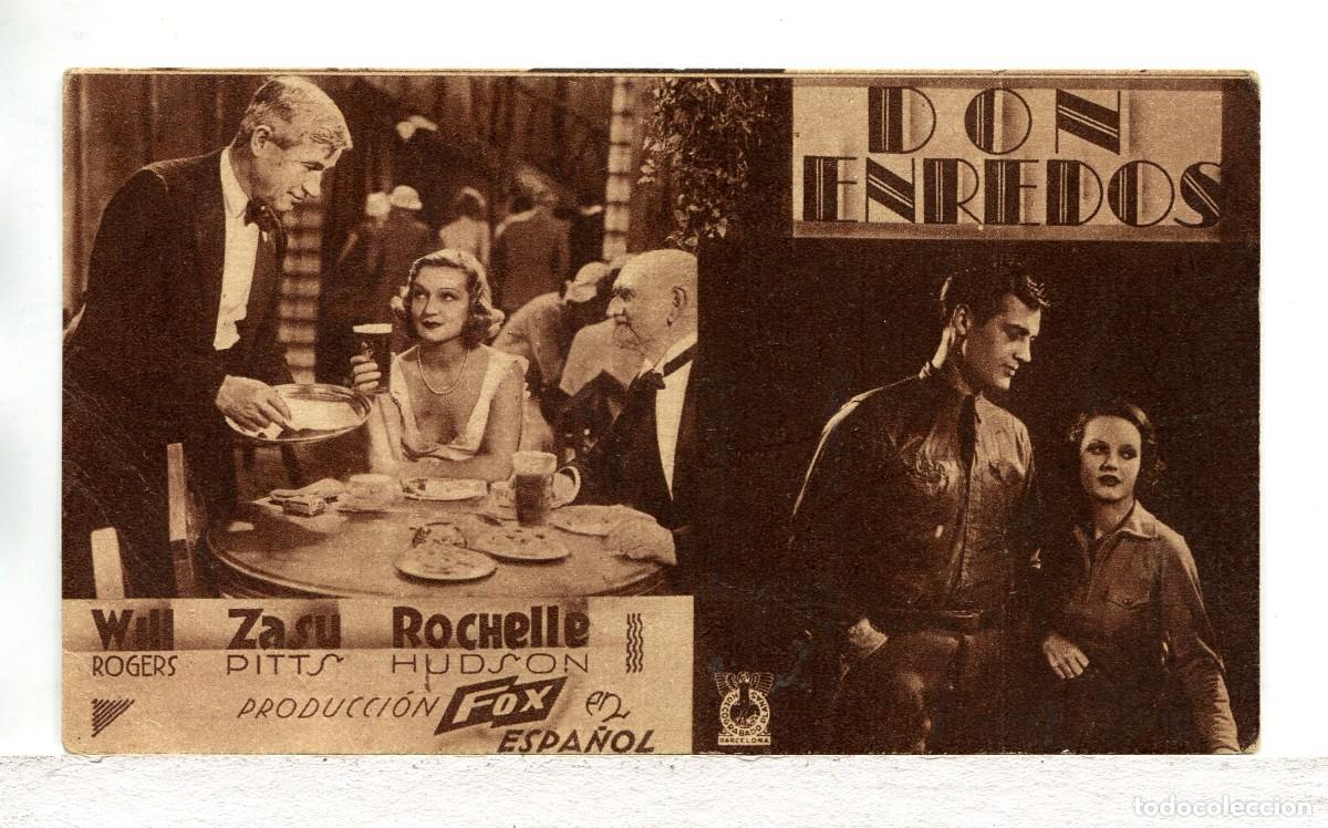 Cine: DON ENREDOS, con Bill Rogers.
