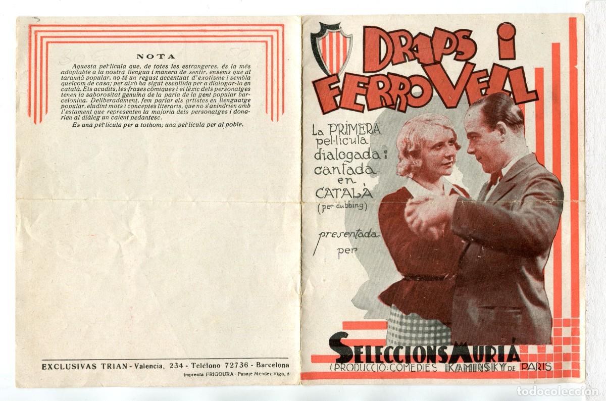 Cine: DRAPS I FERRO VELL ( EN CATAL&Aacute;N)