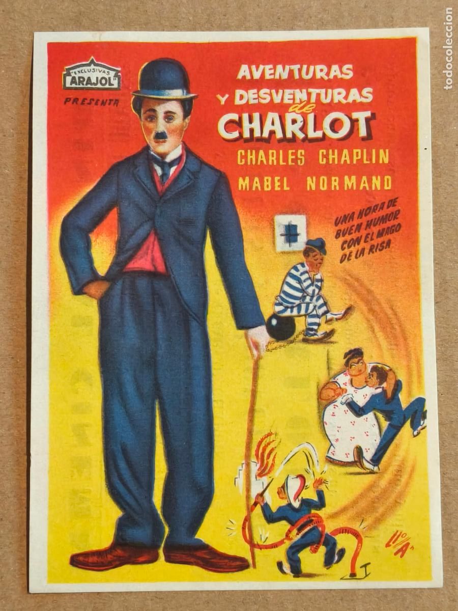 Cine: CHARLOT EXCLUSIVAS ARAJOL PROGRAMA DE CINE 1952