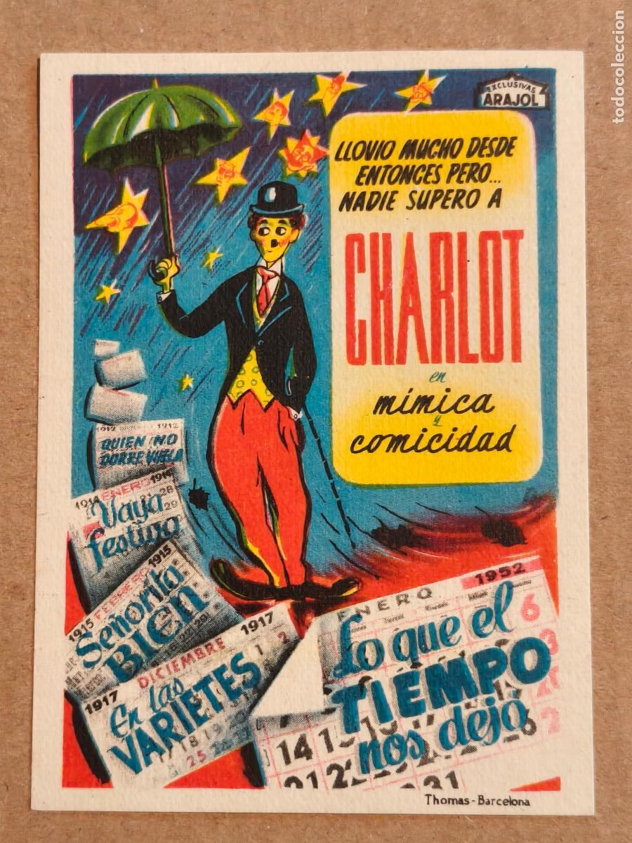 Cine: CHARLOT EXCLUSIVAS ARAJOL PROGRAMA DE CINE PEQUE&Ntilde;O