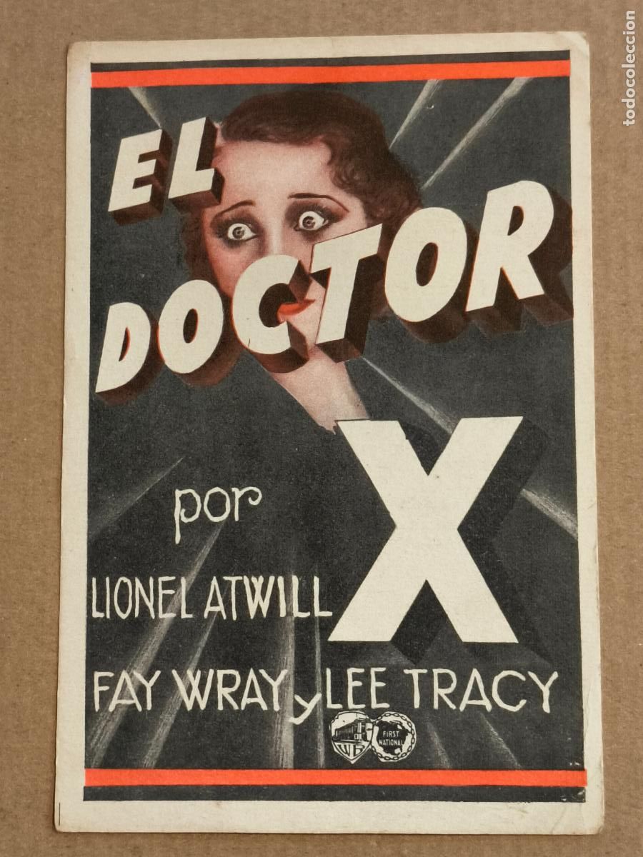 Kino: EL DOCTOR X PROGRAMA DE CINE 1934