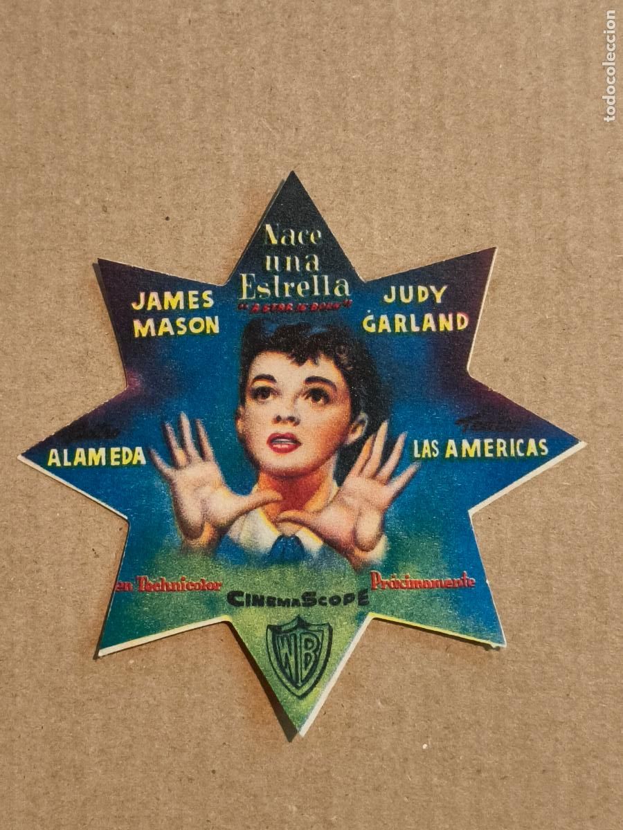  Flyers Publicitaires de films Anciens: HA NACIDO UNA ESTRELLA PROGRAMA DE CINE TROQUELADO MEXICO 1946
