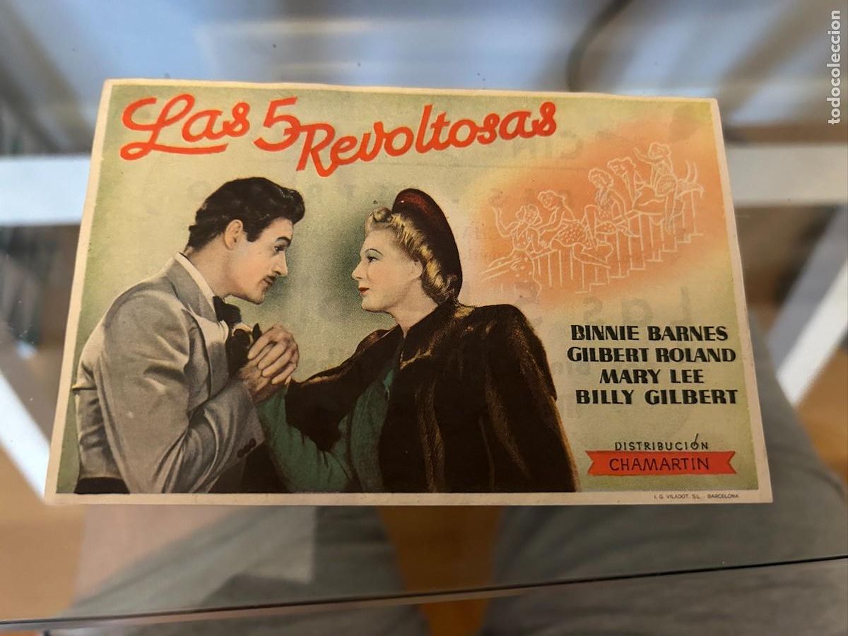 Cine: LAS 5 REVOLTOSAS CINE DORADO ZARAGOZA BUEN ESTADO COMO SE VE 56