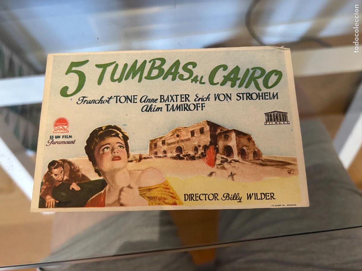 Cine: 5 TUMBAS AL CAIRO SIN PUBLICIDAD CORRECTO 58 - Foto 1