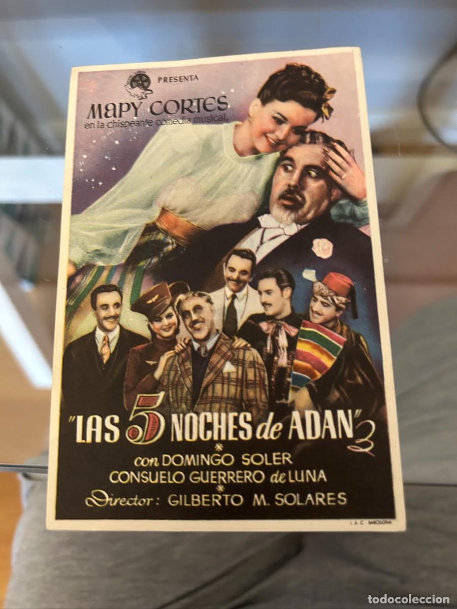 Cine: LAS 5 NOCHES DE ADAN CINE PEQUE&Ntilde;O CASINO CON PUBLICIDAD BUEN ESTADO 64