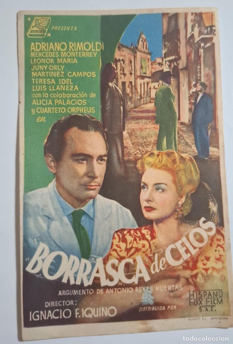Cine: BORRASCA DE CELOS- PROGRAMA DE CINE