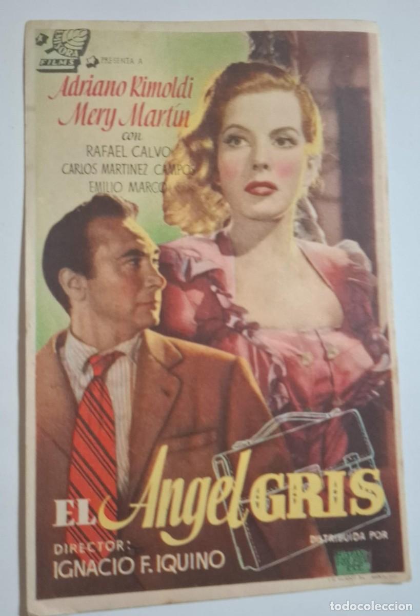 Cine: EL ANGEL GRIS - PROGRAMA DE CINE