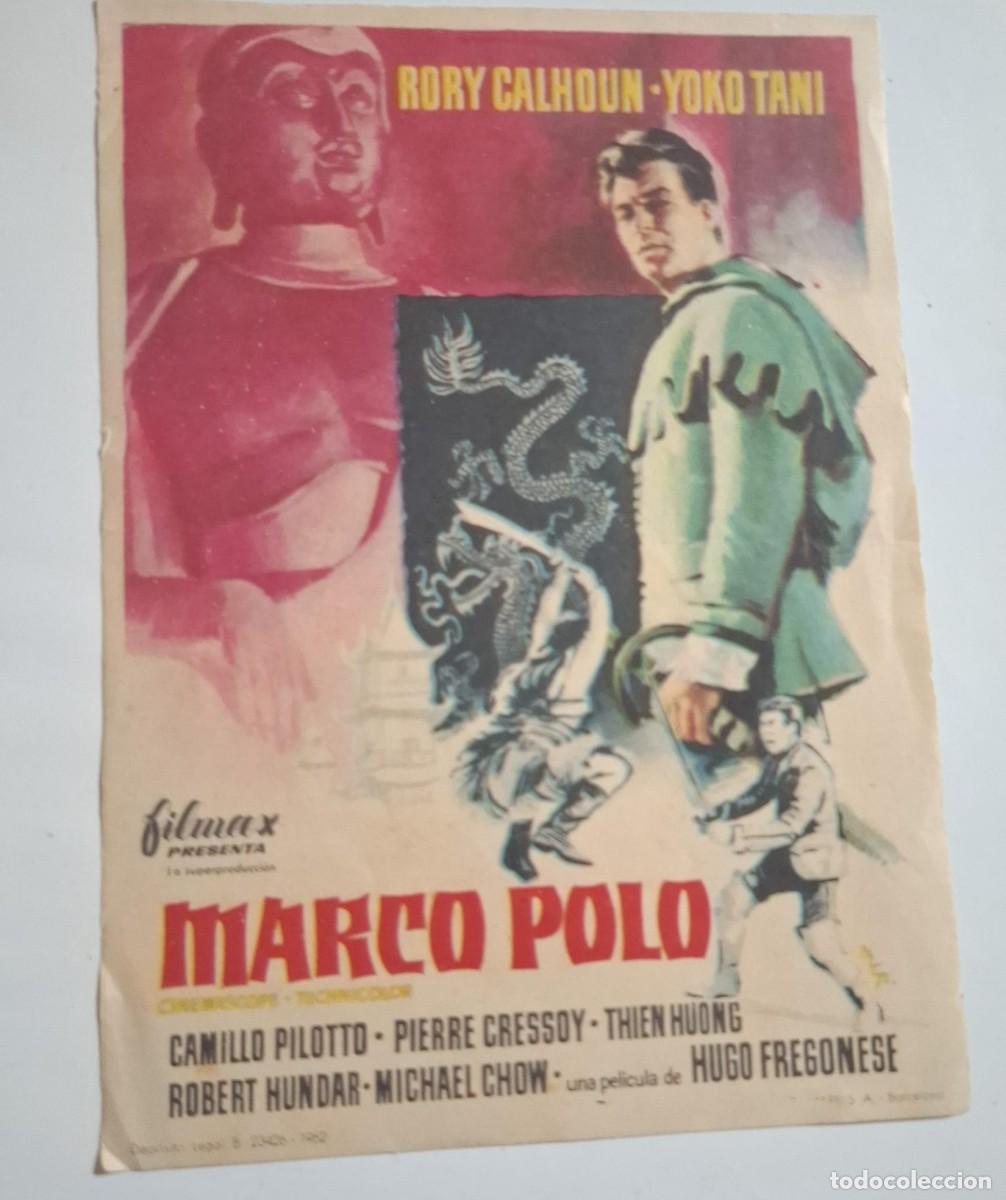 Cine: MARCO POLO - PROGRAMA DE CINE