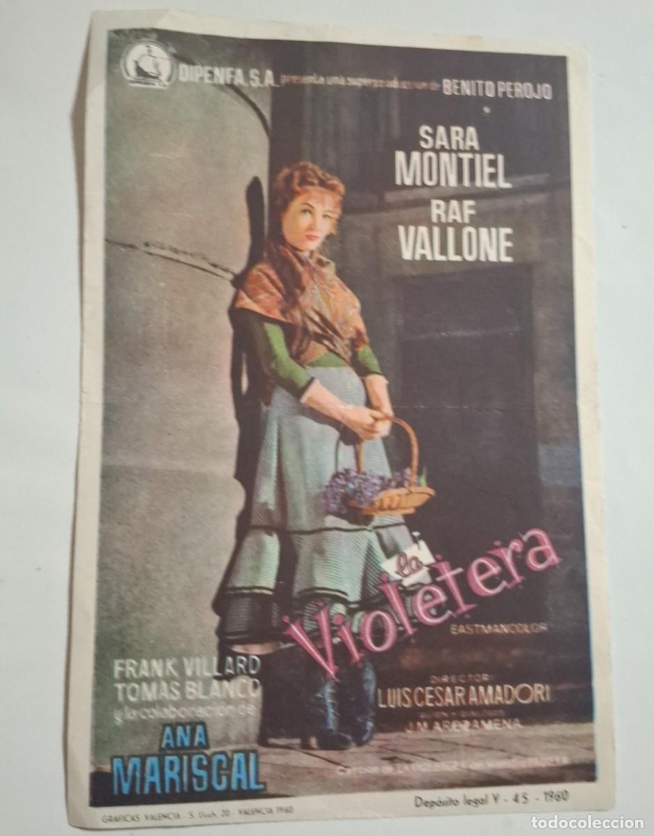 Cine: LA VIOLETERA - PROGRAMA DE CINE