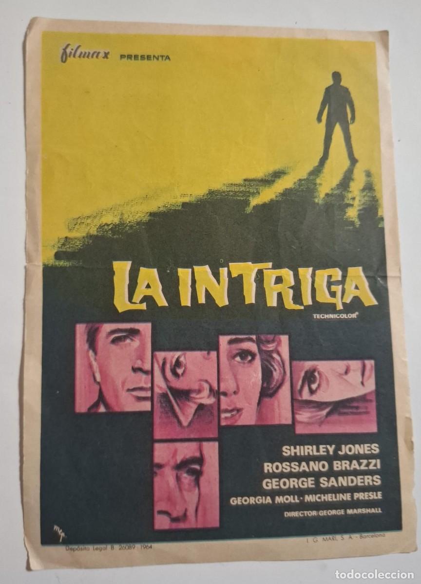 Cine: LA INTRIGA - PROGRAMA DE CINE