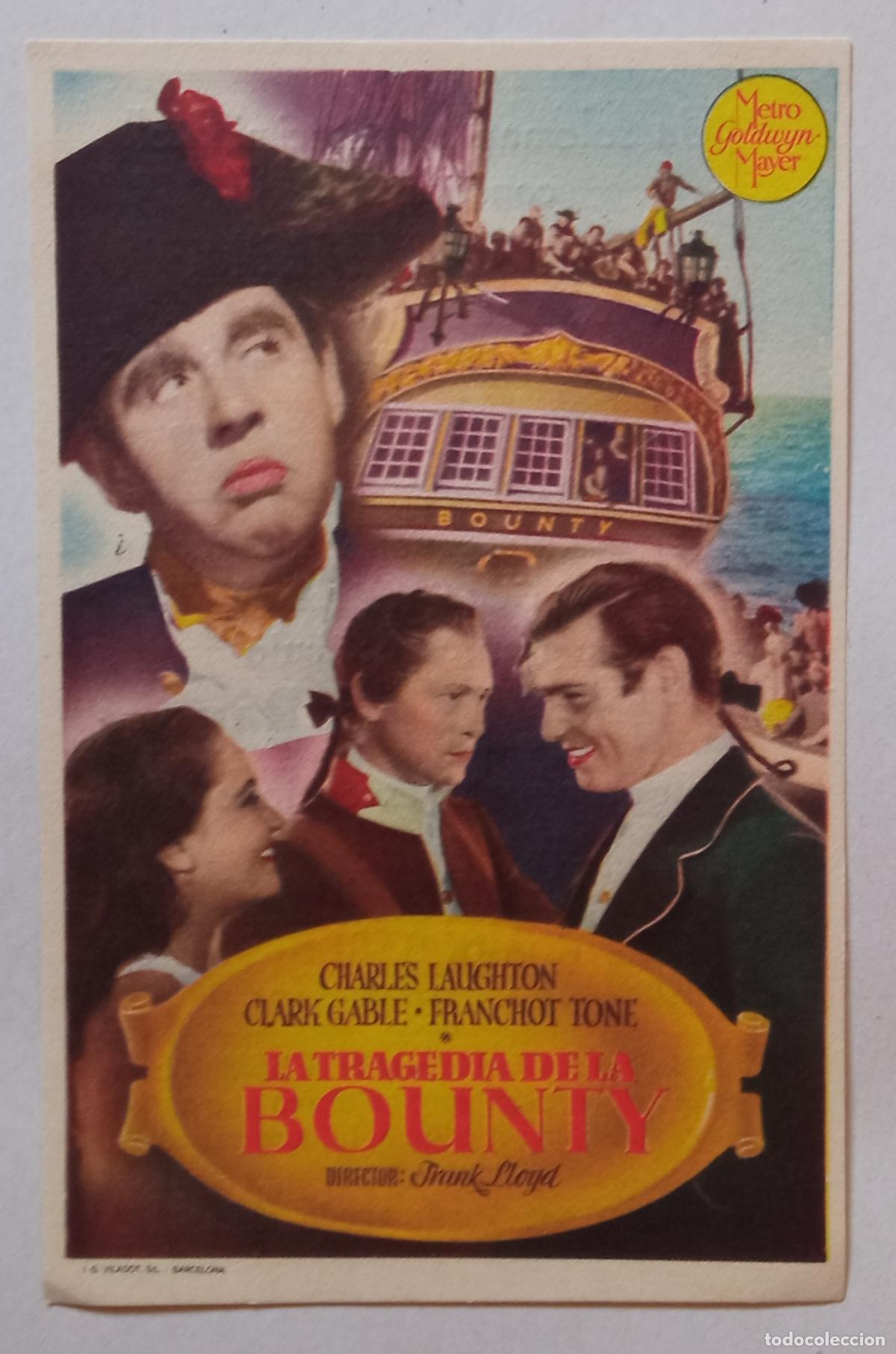Cine: PROGRAMA DE CINE. CHARLES LAUGHTON. LA TRAGEDIA DE LA BOUNTY. CINE CUY&Aacute;S. LAS PALMAS