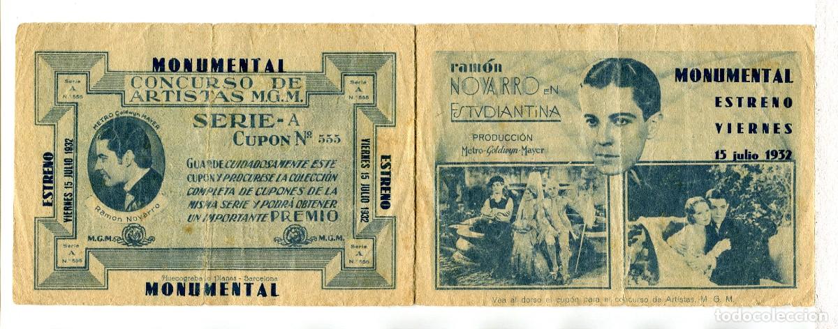 Kino: ESTUDIANTINA, con Ram&oacute;n Novarro