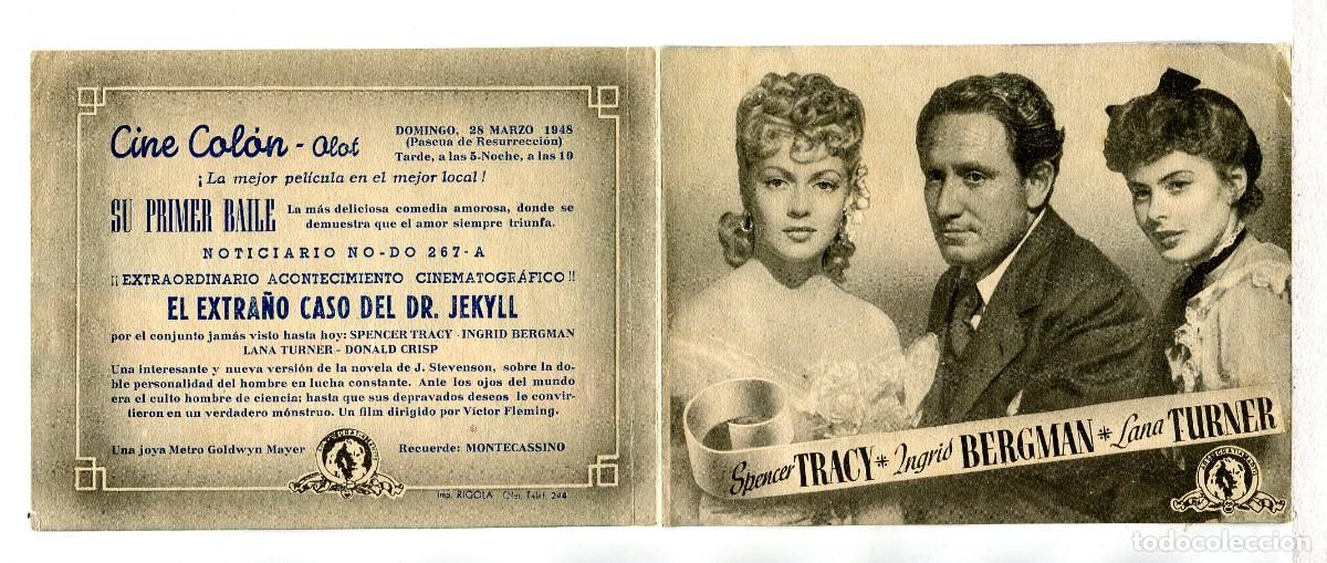 Cinema: EL EXTRA&Ntilde;O CASO DEL DR. JEKYLL, con Spencer Tracy,