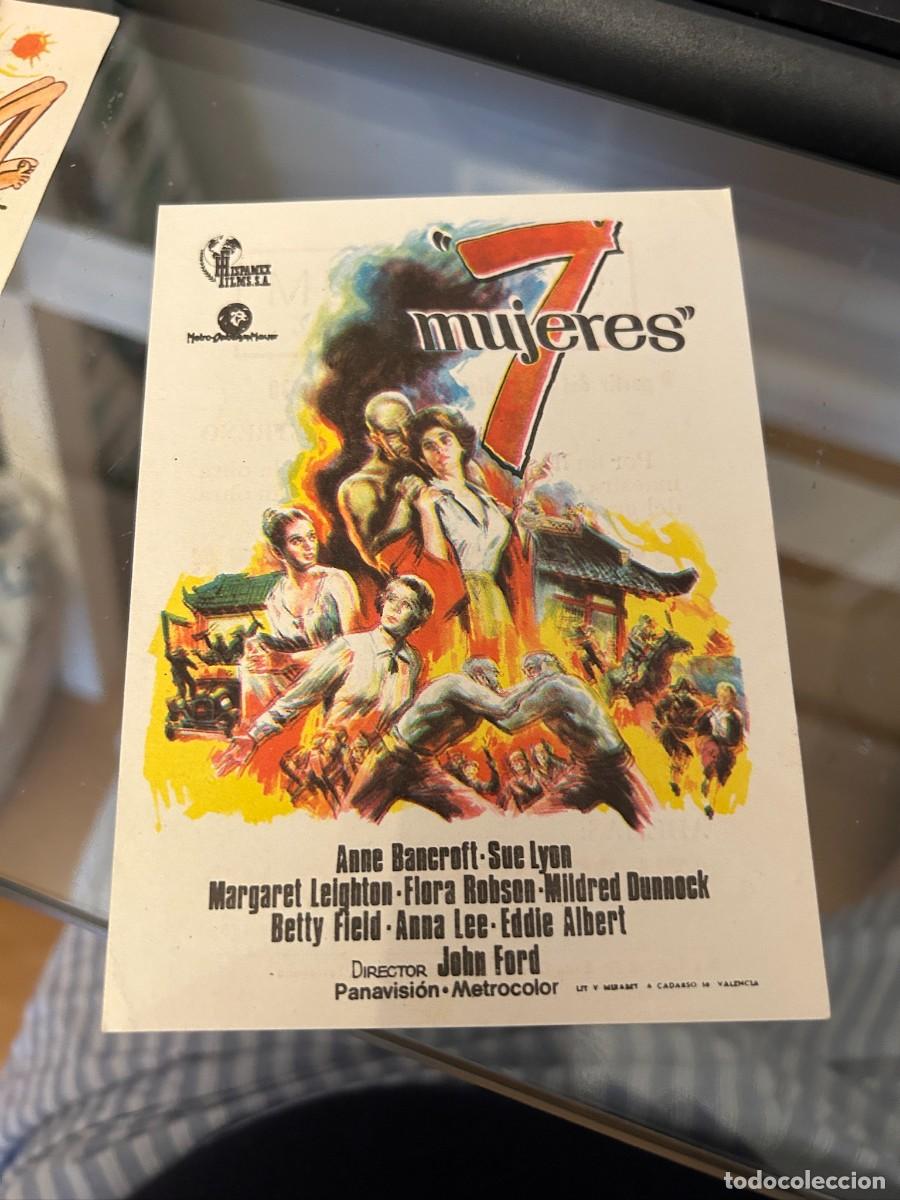 Cine: 7 MUJERES CINE COLISEUM TARRAGONA CON PUBLICIDAD BUEN ESTADO 77