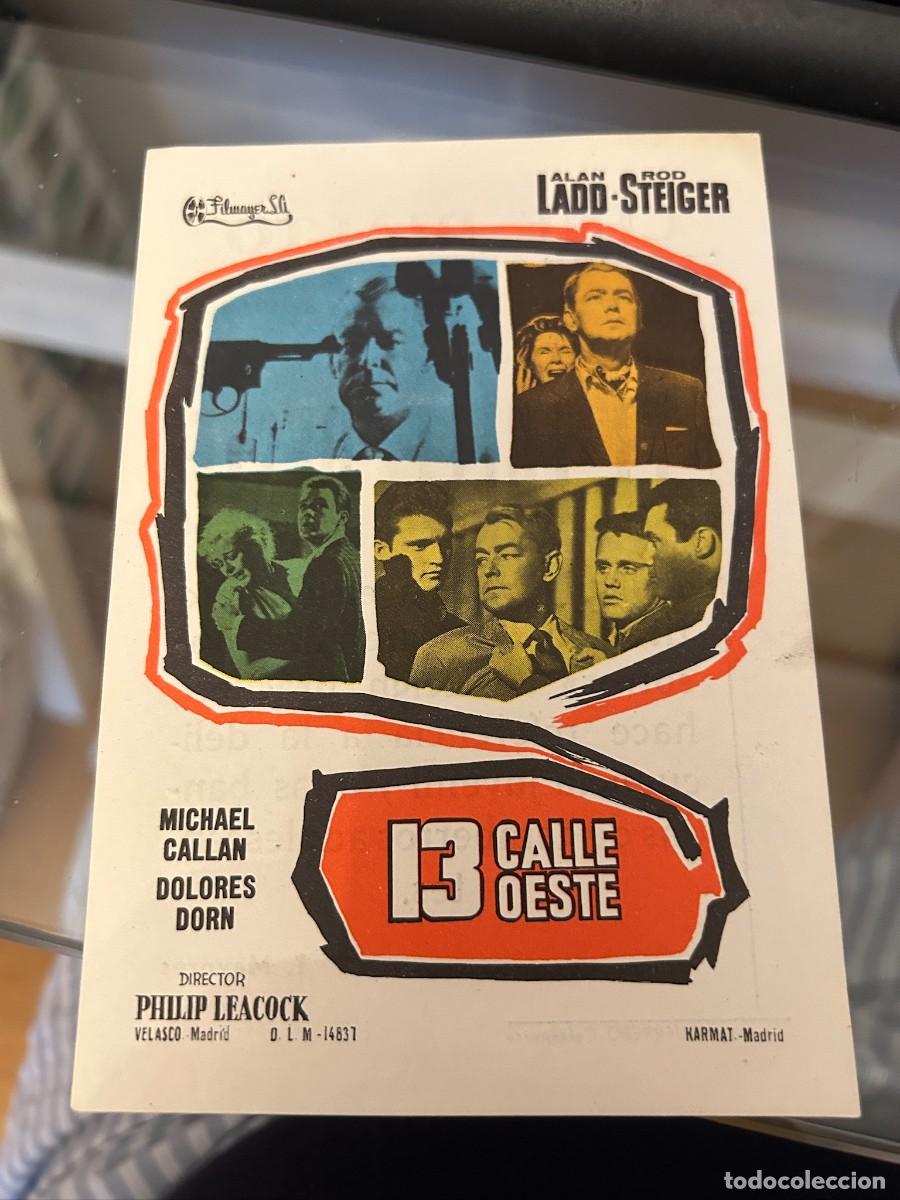 Cine: 13 CALLE OESTE CINE RIALTO CALASPARRA MURCIA CON PUBLICIDAD BUEN ESTADO 93