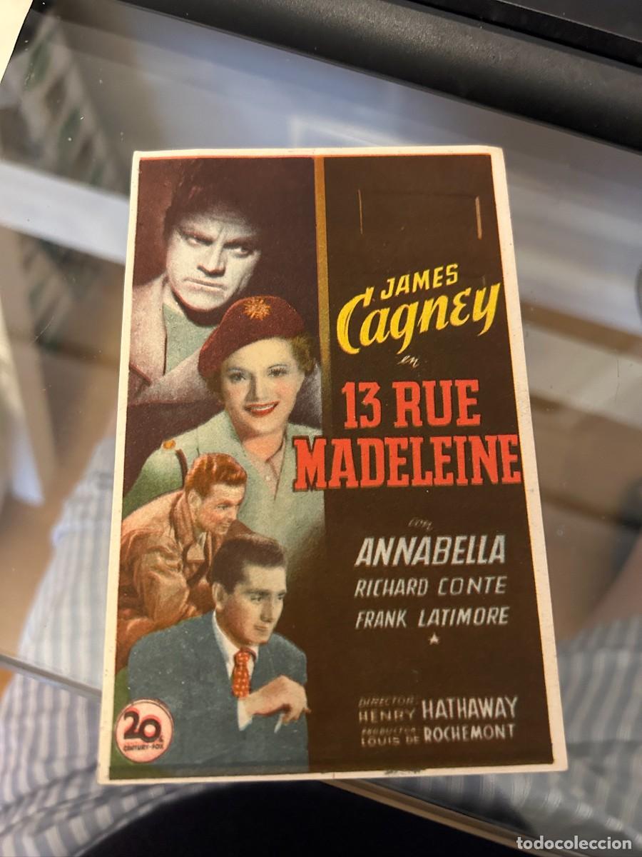 Cine: 13 RUE MADELEINE SIN PUBLICIDAD BUEN ESTADO 98