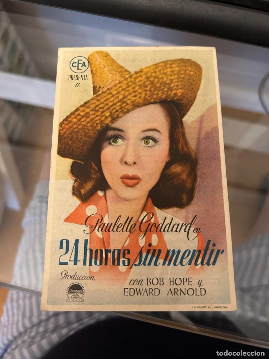 Cine: 24 HORAS SIN MENTIR CINE TEATRO CARMEN PALAMOS BUEN ESTADO 104