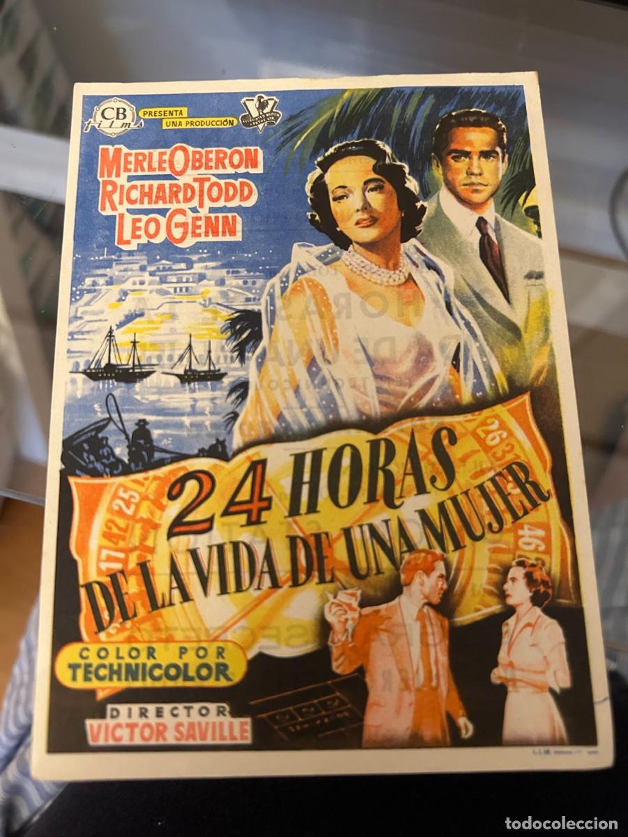 Cine: 24 HORAS DE LA VIDA DE UNA MUJER CINEMA INFANTA CON PUBLICIDAD BUEN ESTADO 108