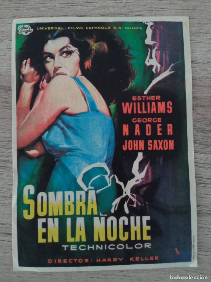 Cine: SOMBRA EN LA NOCHE, ESTHER WILLIAMS, GEORGE NADER, CINES DE SANS