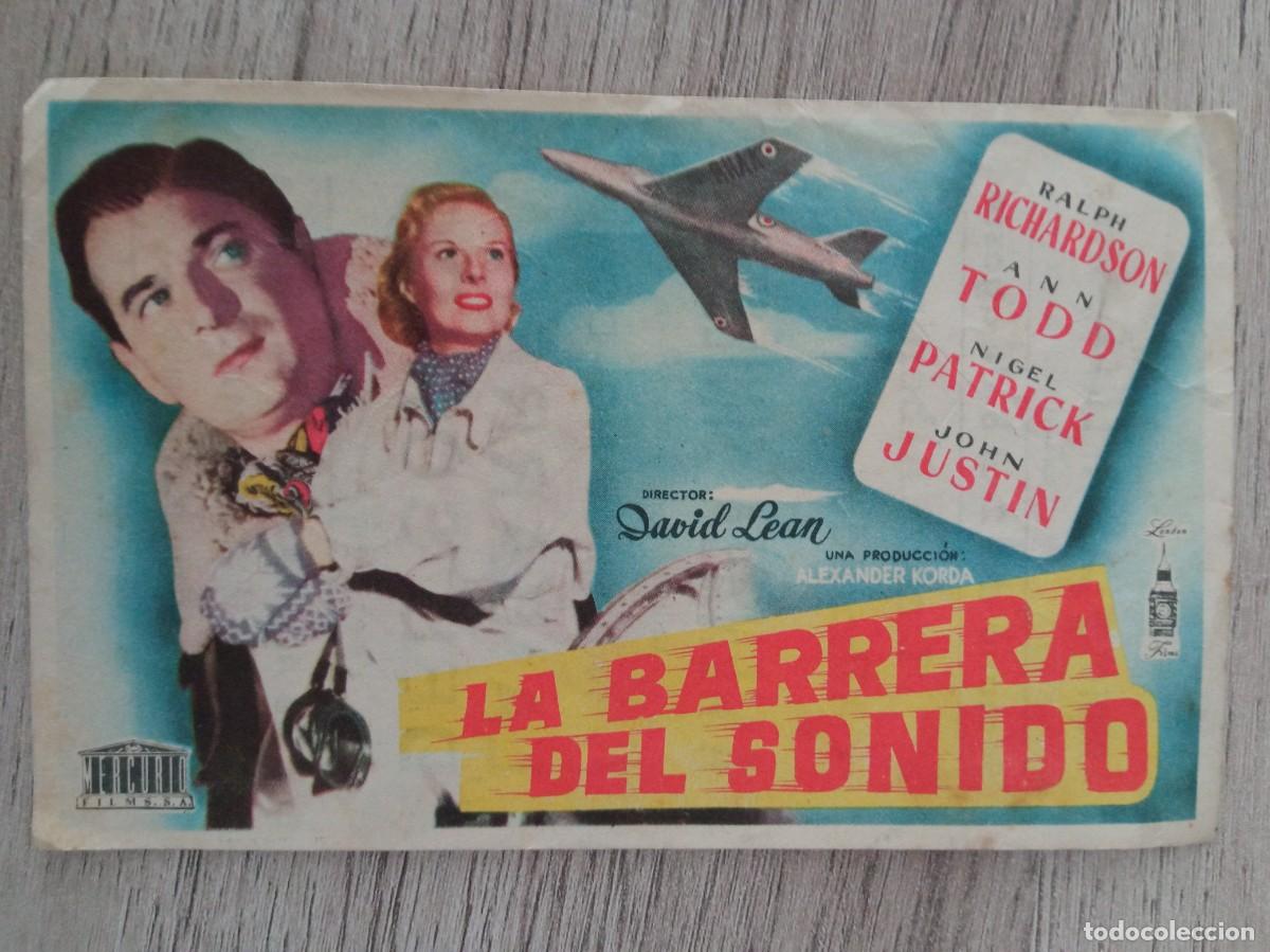 Cine: LA BARRERA DEL SONIDO, RALH RICHARDSON, CINES DE SANS