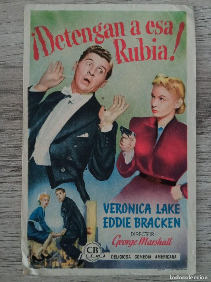 Cine: &iexcl;DETENGAN A ESA RUBIA! VERONICA LAKE