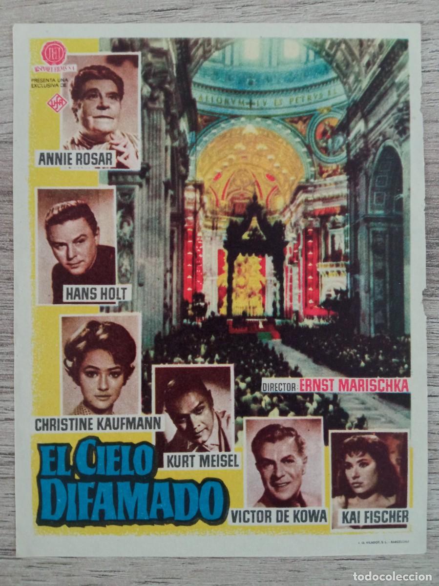 Cine: EL CIELO DIFAMADO, HANS HOLT, CHRISTINE KAUFMANN, VICTOR DE KOWA