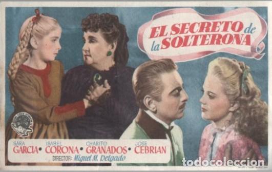 Cine: PROGRAMA DE CINE: EL SECRETO DE LA SOLTERONA PC-11623