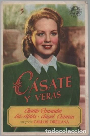 Cine: PROGRAMA DE CINE: C&Aacute;SATE Y VER&Aacute;S PC-11637