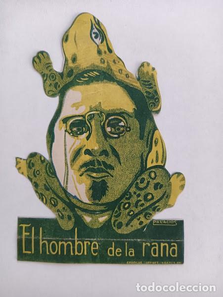 Cine: EL HOMBRE DE LA RANA PROGRAMA TROQUELADO BALART Y SIMO EVELYN HOLT GEORGE HEINRICH CINE MUDO ALEMAN
