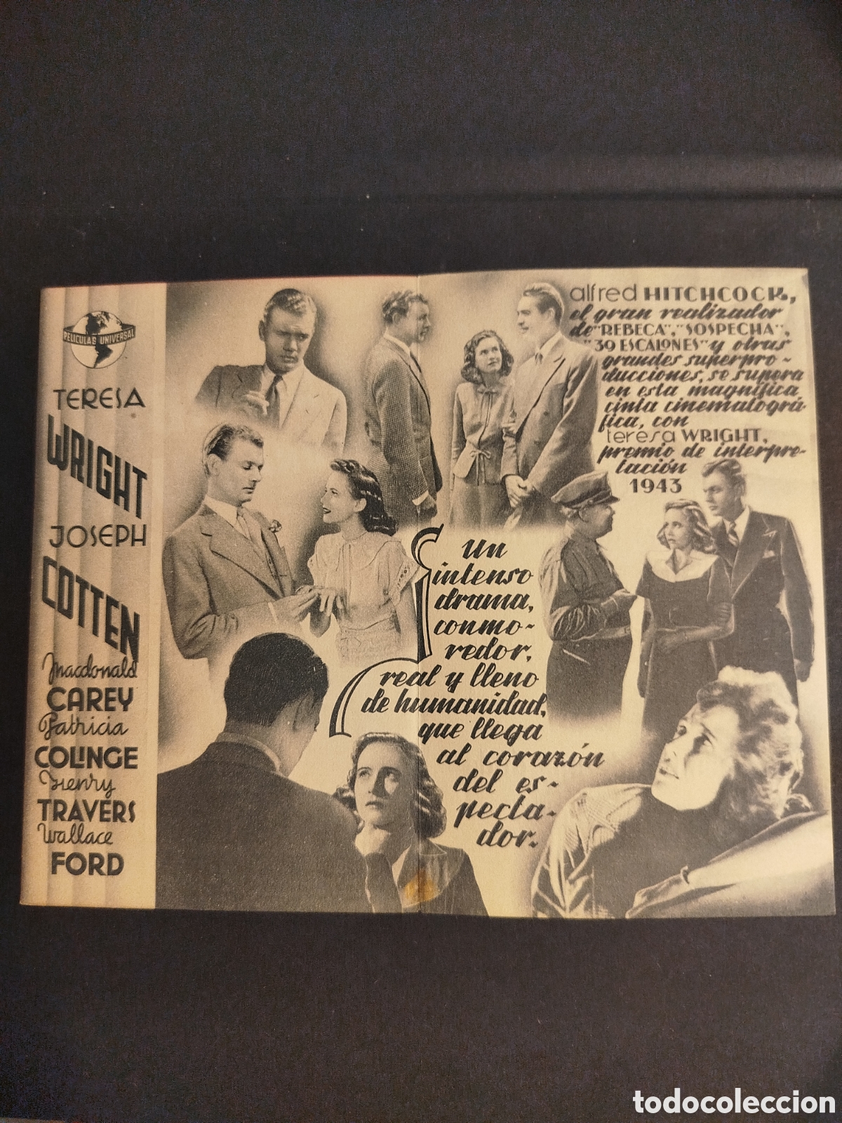 Cine: LA SOMBRA DE UNA DUDA C/PUBLICIDAD - Foto 2