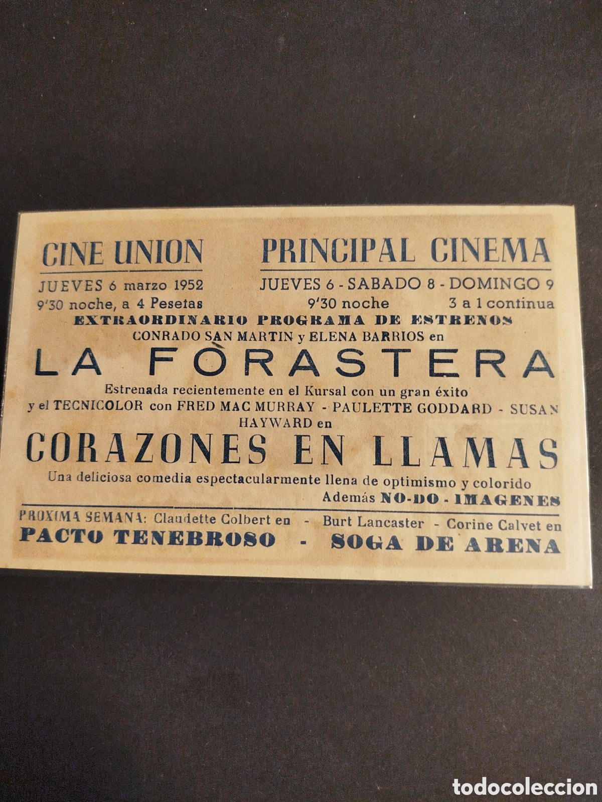 Cine: CORAZONES EN LLAMAS C/PUBLICIDAD - Foto 2