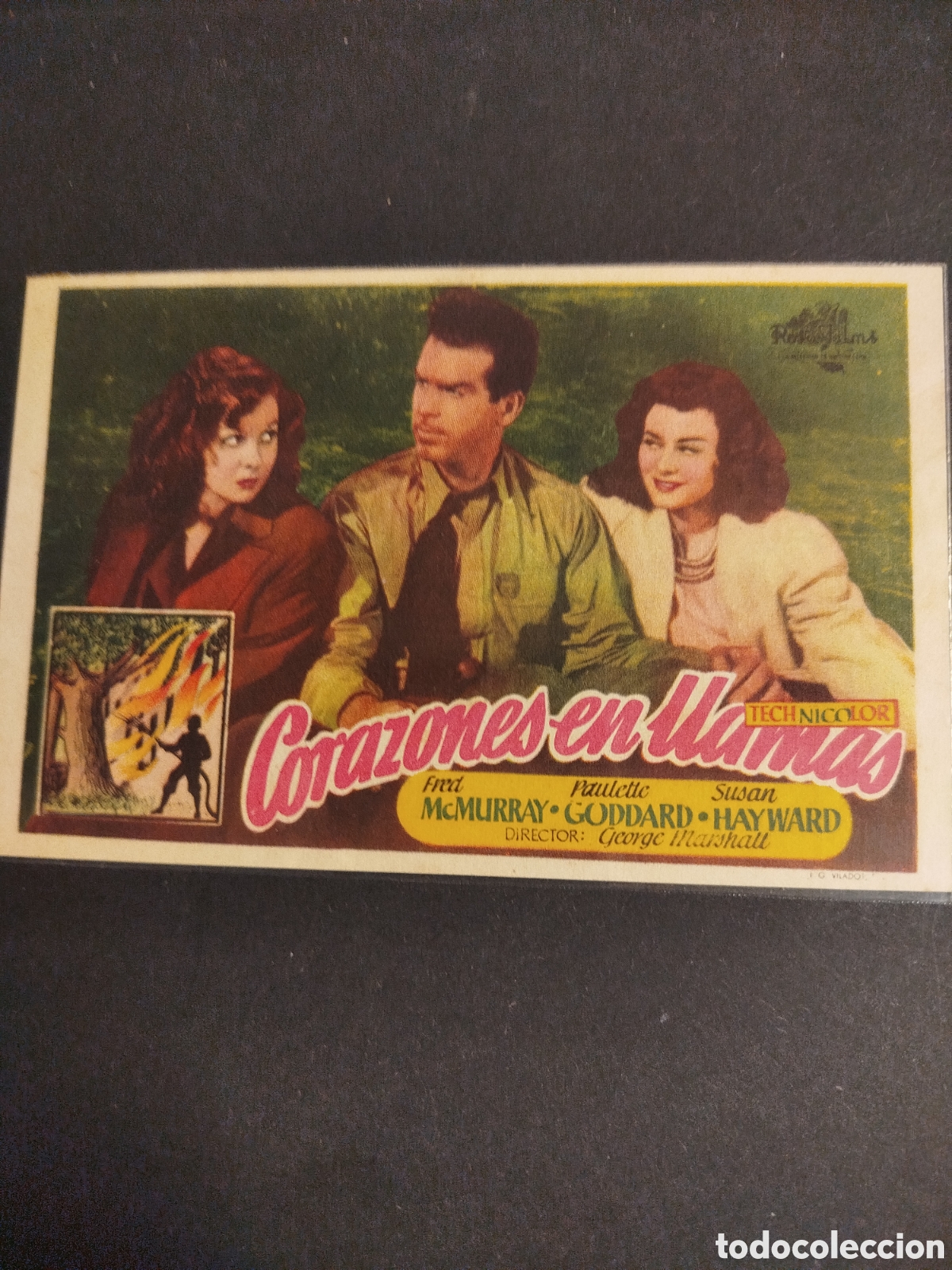 Cine: CORAZONES EN LLAMAS C/PUBLICIDAD - Foto 1