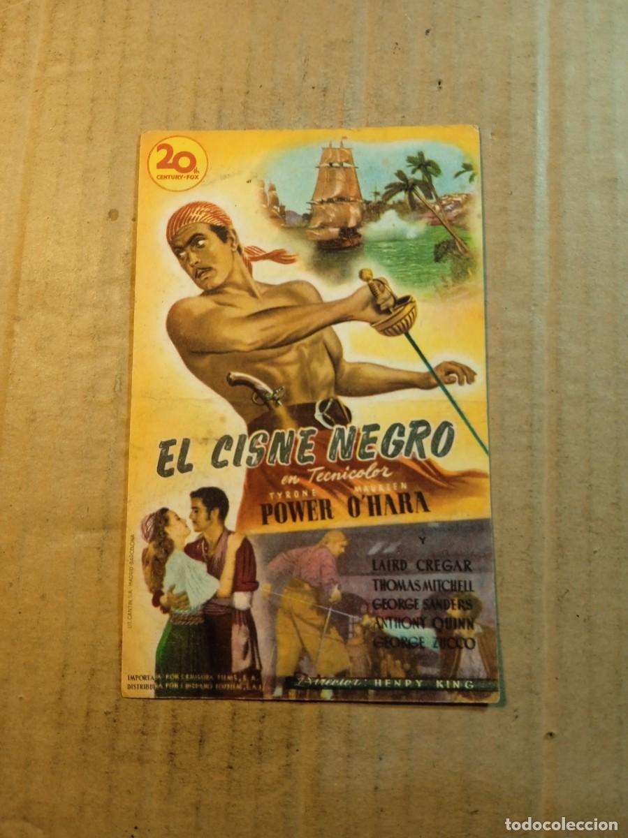 Kino: FOLLETO DE MANO CON PUBLICIDAD EL CISNE NEGRO