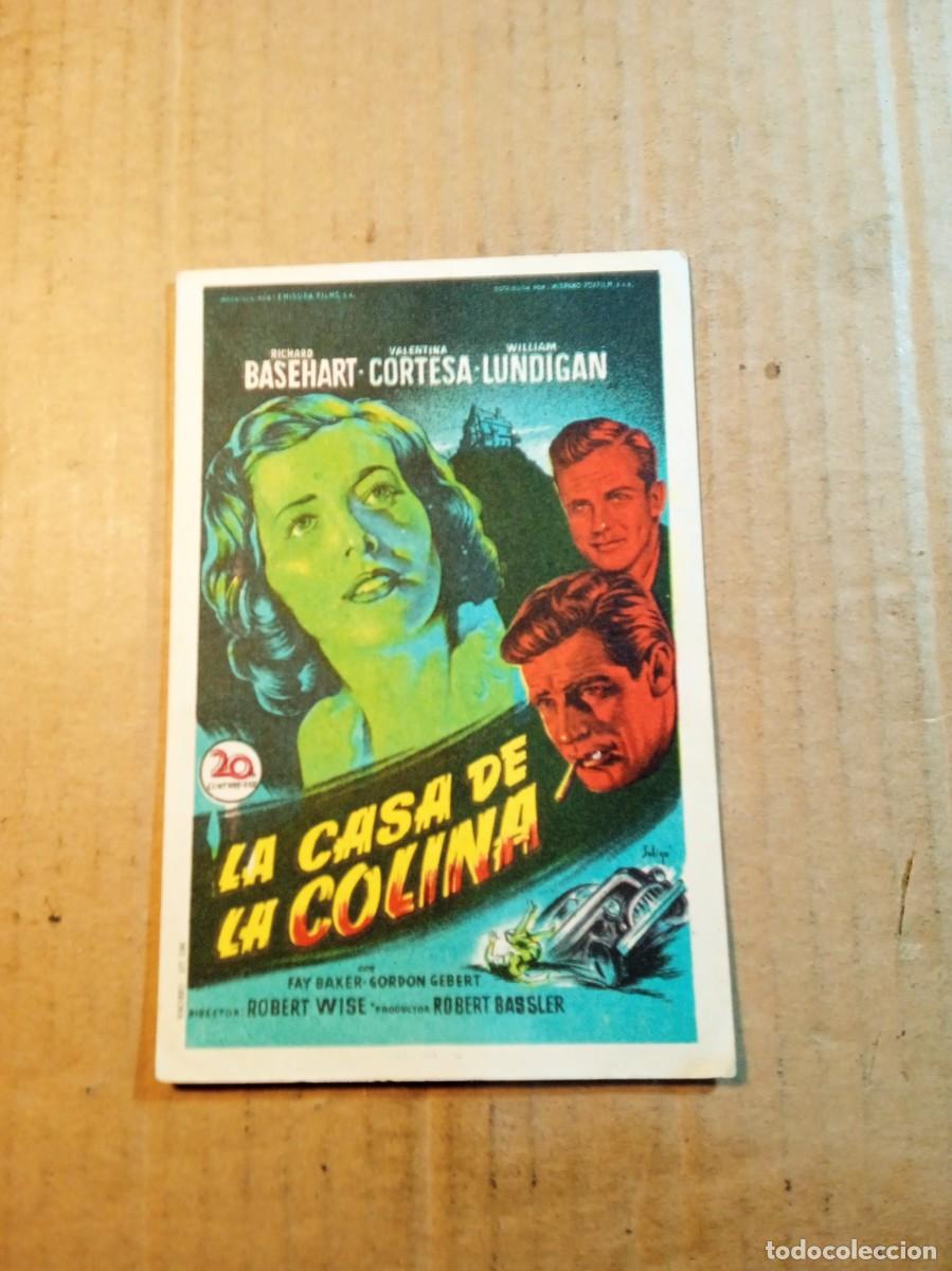 Cine: FOLLETO DE MANO CON PUBLICIDAD LA CASA DE LA COLINA