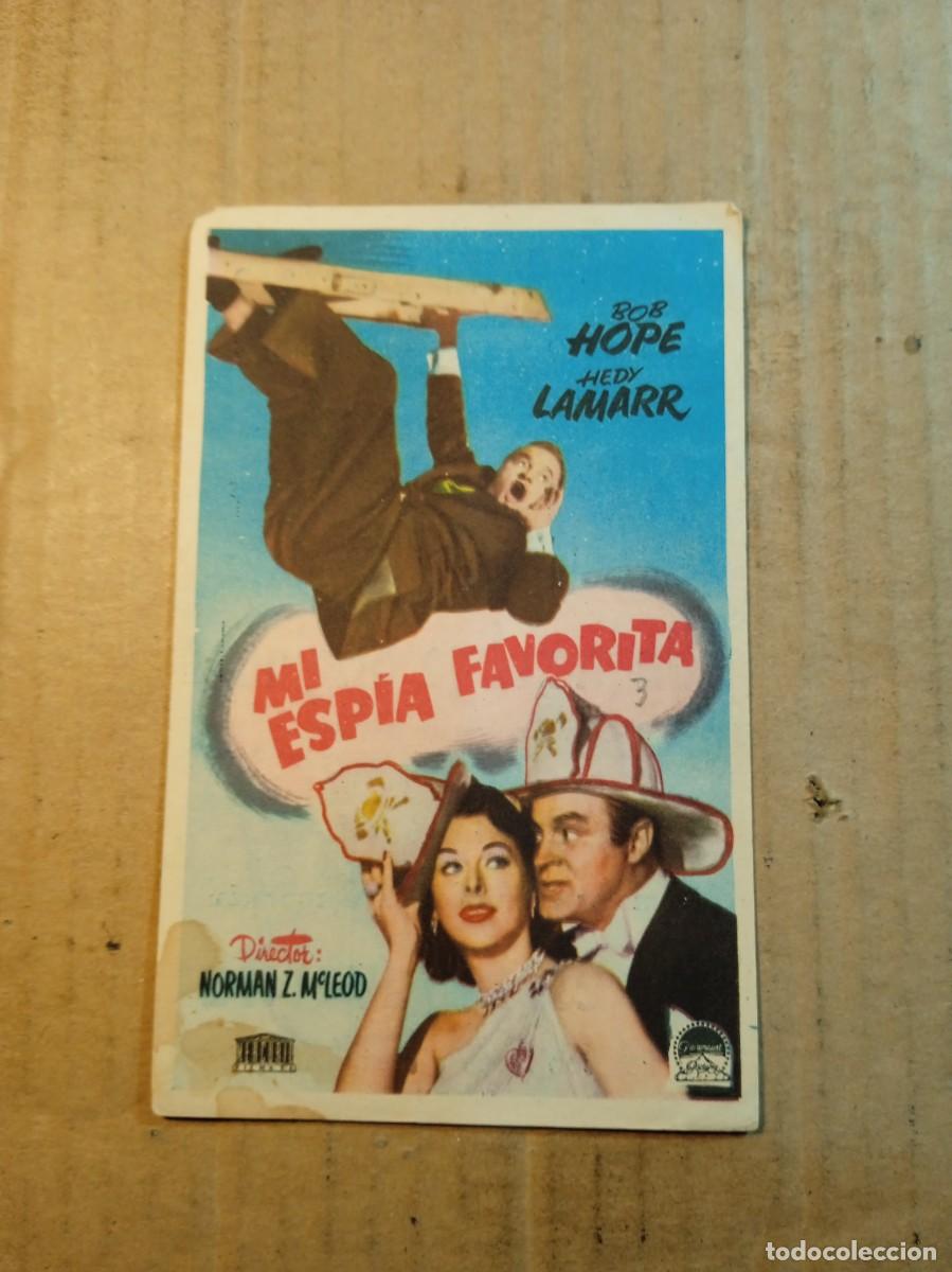 Kino: FOLLETO DE MANO CON PUBLICIDAD MI ESPIA FAVORITA