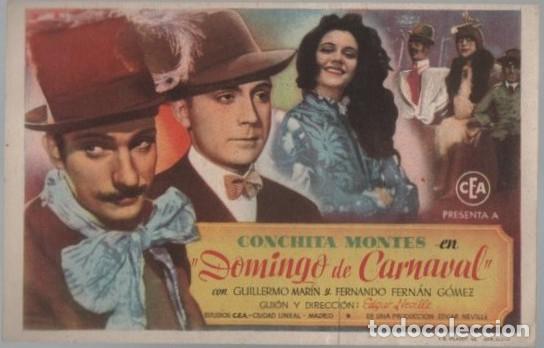 Cine: PROGRAMA DE CINE: DOMINGO DE CARNAVAL PC-11654 - Foto 1